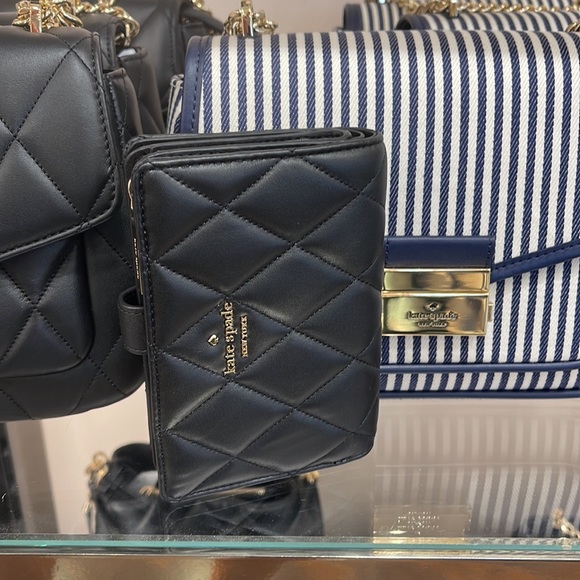 Kate Spade Carey Medium Compartment Bifold Wallet 
COLOR: Black
NWT - Picture 4 of 16